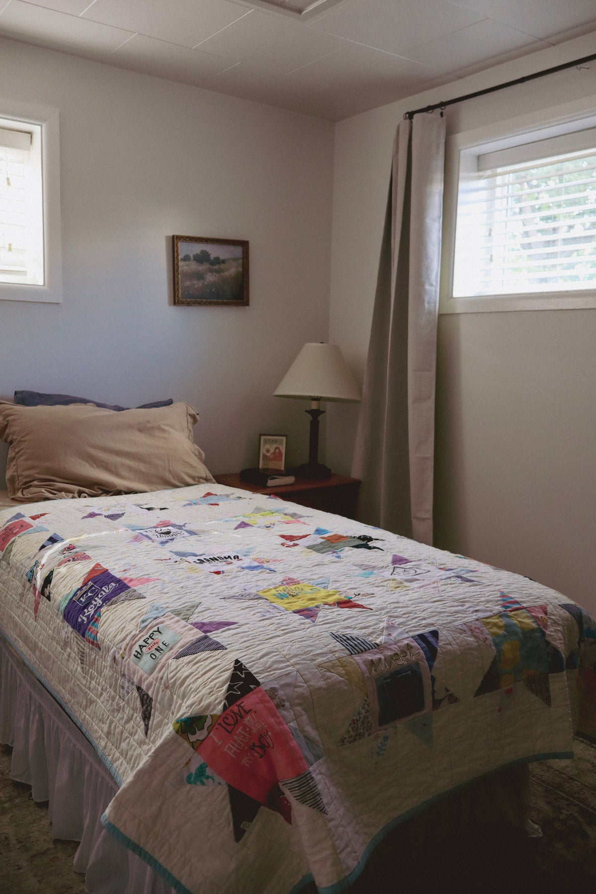 Original Sawtooth Star Memory Quilt